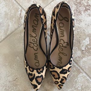 Gorgeous leopard print Sam Edelman hazel pump